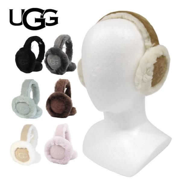 UGG アグ W SHEEPSKIN EMBROIDERY EARMUFF ウィメンズ シープスキン イヤーマフ イヤマフ 耳当て レディース 20955 かわいい おしゃれ 防寒 冬 プレゼント ギフト 通勤 通学 送料無料タイプイヤーマ...