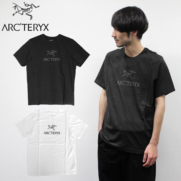 ARC'TERYX ARCTERYX アークテリクス MEN'S ARC WORD T-SHIRT メンズ アーク ワード Tシャツ トレーニング  半袖 トップス メンズ ブラック ホワイト 24013