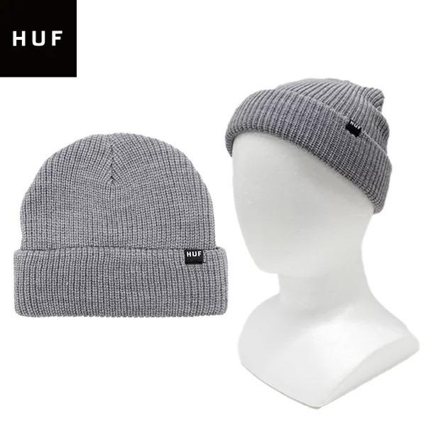 HUF（ハフ） 並行輸入品 USUAL BEANIE ユージュアル ビーニー グレー