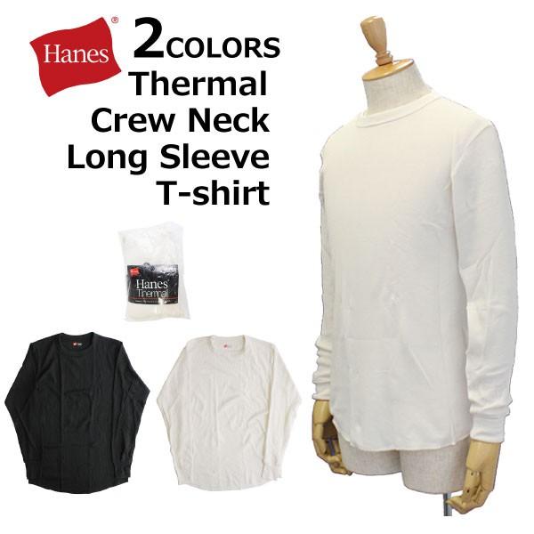 Hanes（ヘインズ） Thermal Crew Neck Long Sleeve T-Shirt サーマル