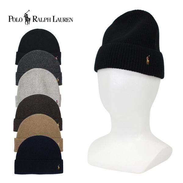 並行輸入品 POLO RALPH LAUREN ポロ ラルフローレン Signature Cuff Hat シグネチャー カフ ハット ニットキャップ ニット帽 帽子 メンズ レディース PC0483