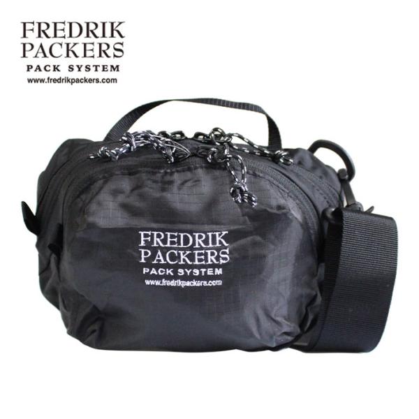 FREDRIK PACKERS フレドリックパッカーズ QUEST SHOULDER クエストショルダー ショルダーバッグ ボディバッグ 斜め掛け メンズ レディース ブラック 黒 ナイロン