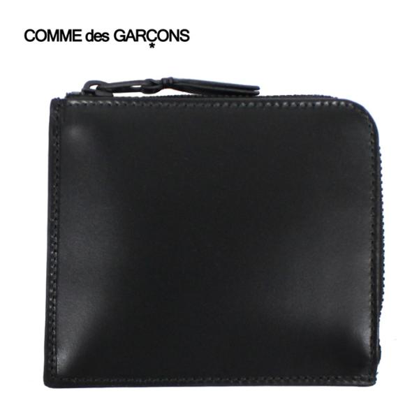 並行輸入品 Wallet Comme des Garcons ウォレット コム デ ギャルソン CDG VERY BLACK ベリーブラック SA3100VB 財布 コンパクト財布 ラウンドファスナー