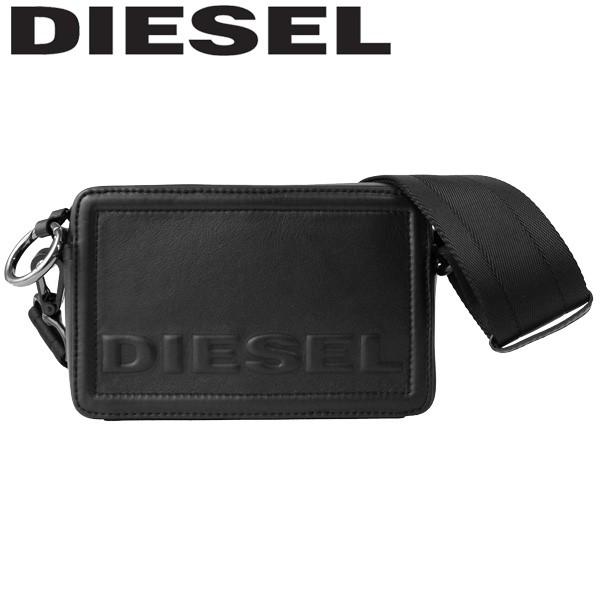 DIESEL ディーゼル ROSA ローザ ショルダーバッグ クラッチバッグ メンズ レディース ブラック KUB8 グループ  X06258-PR030 ホワイトデー