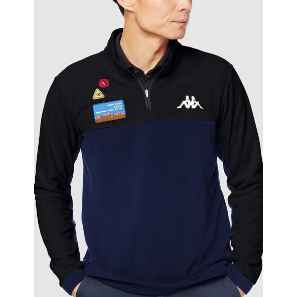 カッパゴルフ M ハーフジップ長袖シャツ シャツ Kappa Golf メンズ Nv 日本 M メンズ 日本サイズm相当 雑貨店viento