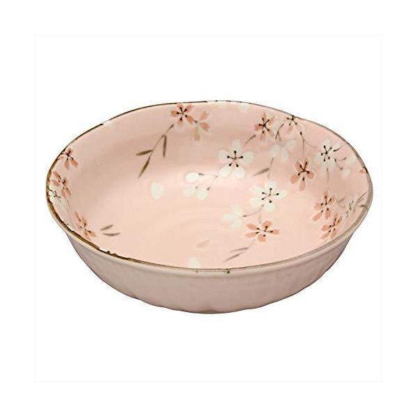 美濃焼 煮物鉢 はんなり桜 ピンク K131107