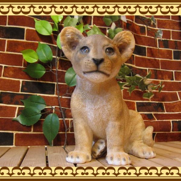 ライオンの置物 リアルな動物の置物 ベビーライオンのフィギア オブジェ 玄関先 ガーデニング アニマル雑貨 Buyee Buyee 日本の通販商品 オークションの代理入札 代理購入