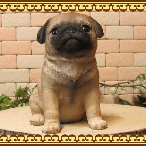 置物 動物 可愛い 犬の置物 パグ お座りタイプ リアル 子いぬ フィギュア イヌのオブジェ ガーデニング ベランダアート Buyee Buyee Japanese Proxy Service Buy From Japan Bot Online
