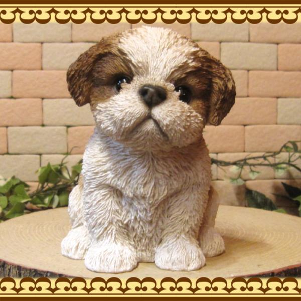 置物 動物 可愛い 犬の置物 シーズー お座り ａタイプ リアル 子いぬのフィギュア イヌのオブジェ ガーデニング ベランダアート Buyee Buyee 日本の通販商品 オークションの入札サポート 購入サポートサービス