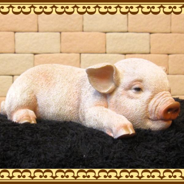 置物 動物 可愛い 豚の置物 リアルな子ブタ ウトウト ねむねむ 子ぶたのフィギュア オブジェ ガーデニング 縁起物 ベランダアート Buyee Buyee 日本の通販商品 オークションの入札サポート 購入サポートサービス