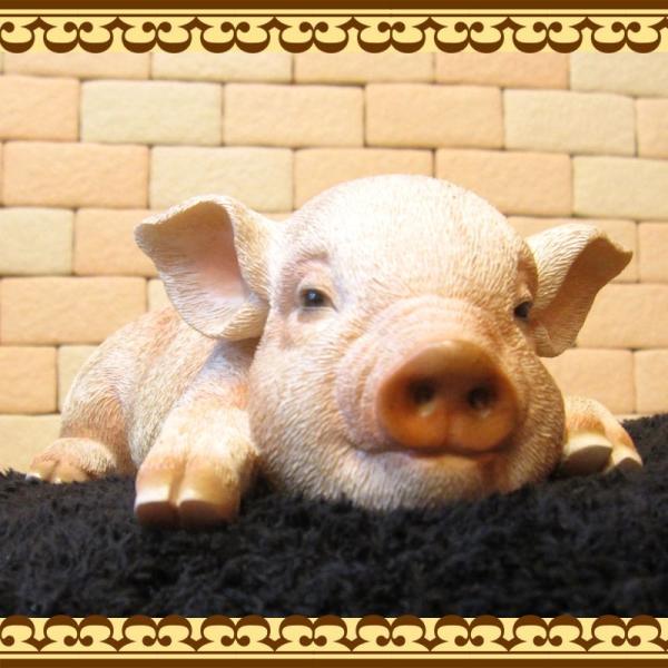 置物 動物 可愛い 豚の置物 リアルな子ブタ ウトウト ねむねむ 子ぶたのフィギュア オブジェ ガーデニング 縁起物 ベランダアート Buyee Buyee Japanese Proxy Service Buy From Japan Bot Online