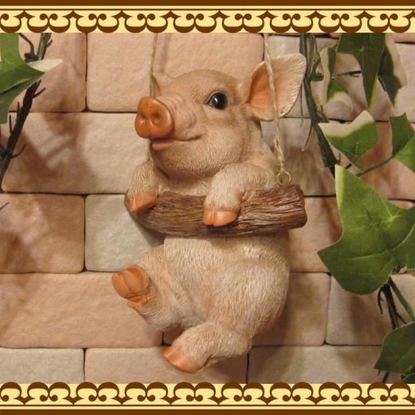 置物 動物 可愛い 豚の置物 リアルな子ブタ ブランコ ブー 子ぶたのフィギュア オブジェ ガーデニング 縁起物 ベランダアート Buyee Buyee Japanese Proxy Service Buy From Japan Bot Online