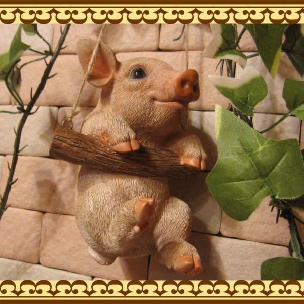 置物 動物 可愛い 豚の置物 リアルな子ブタ ブランコ ブー 子ぶたのフィギュア オブジェ ガーデニング 縁起物 ベランダアート Buyee Buyee Japanese Proxy Service Buy From Japan Bot Online