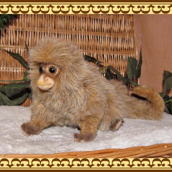 リアルな サルのぬいぐるみ ピグミーマーモセット さるオブジェ 猿の置物 アニマル雑貨 可愛いグッズ インテリア 雑貨の森 Ki Ra Ra Yahoo 店 通販 Yahoo ショッピング