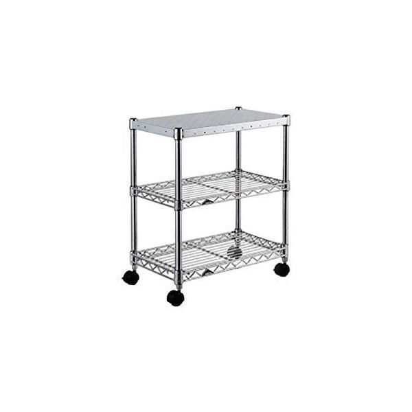 ホームエレクター パンチングワゴン シルバー