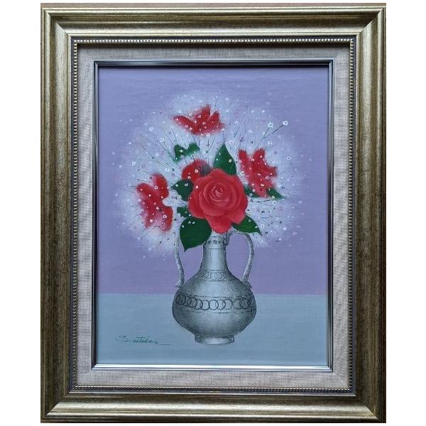 絵画 油絵 F6サイズ(6号) 千賀節子 薔薇 : ざっか菜の花ヤフー 絵画 油絵 F6サイズ(6号) 千賀節子 薔薇 : ざっか菜の花ヤフー