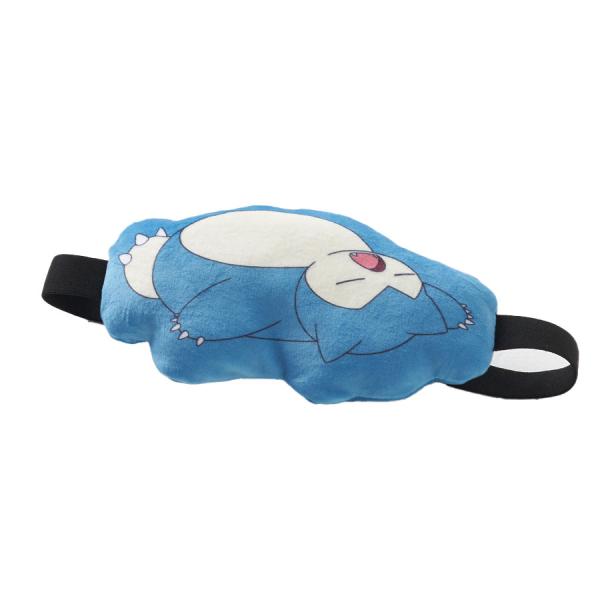 ポケモン もちもち アイマスク カビゴン ブルー | ポケットモンスター ピカチュウ ヤドン アイピロー トラベルグッズ 旅行用品 旅行グッズ 安眠 快眠
