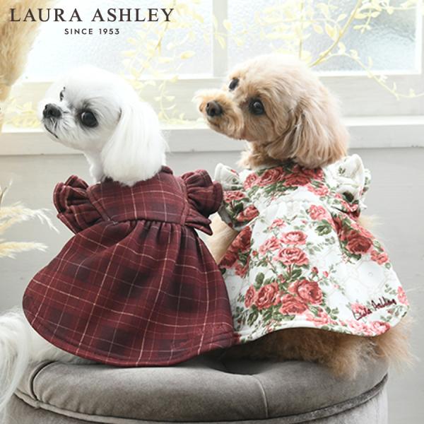 犬 服 犬服 ペット服 ドッグウェア 犬の服 ワンピース  | LAURA ASHLEY ローラアシュレイ フリルワンピース 23a