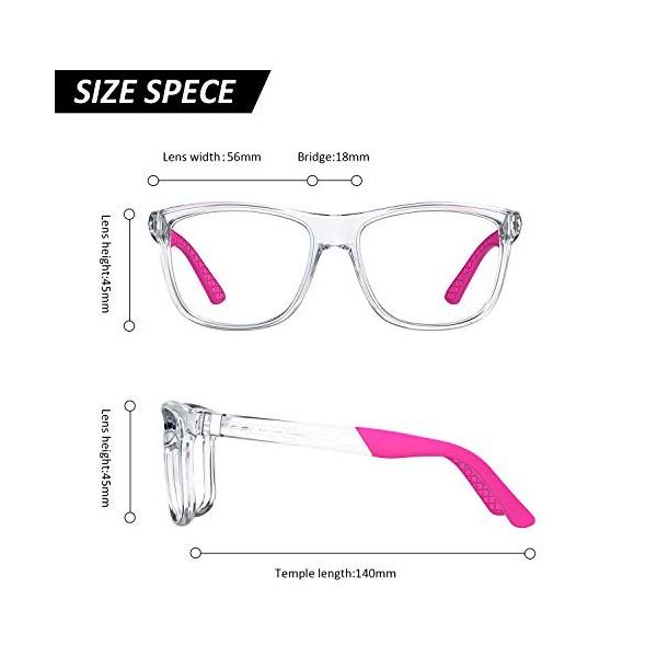 Paerde スポーツサングラス ウェリントン型 偏光 Tr90素材フレーム 透明フレームピンクレンズ Pa800 Xwz 雑貨のやまとヤフー店 通販 Yahoo ショッピング