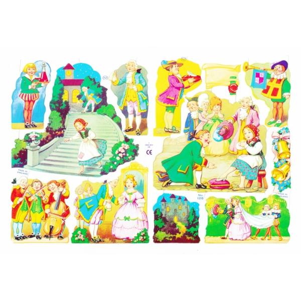 サイズ：約幅23.5×高さ16.0cm素　材：紙製※定形外郵便物可ブランド：マメロックデザイン：クロモス シート 少女 シンデレラハイセンスで美しいクロモス。シンデレラのストーリーを描いています♪一つ一つの絵柄にストーリーが感じられますね♪...