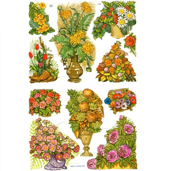 素　材：紙製※定形外郵便物可デザイン：フラワー    ポーランドで誕生し、イギリスからヴィクトリアクラシックを送り出すMamelok(マメロック)レトロなイラストがデザインされた、ハイセンスで美しいクロモス。色々な美しい花が描かれています。...