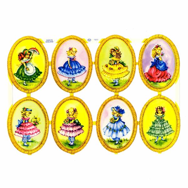 サイズ：約23.5*16.5cm/エンボス加工素　材：紙製※定形外郵便物可デザイン：ドレス 少女 ヴィクトリアン    ポーランドで誕生し、イギリスからヴィクトリアクラシックを送り出すMamelok(マメロック)レトロなイラストがデザインさ...