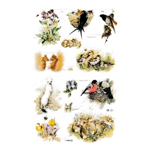 サイズ：約幅23.5×高さ16.0cm素　材：紙製※定形外郵便物OKブランド：マメロックデザイン：クロモス  動物 自然 リス アヒル ウサギ 小鳥ハイセンスで美しいクロモス。大自然の中の生き物たちを描いています♪色鮮やかで生命の息吹が感じ...