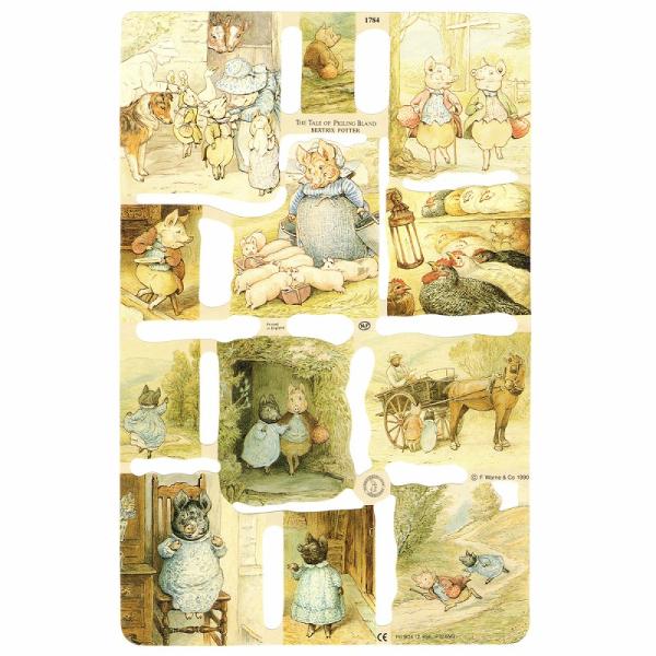 サイズ：約幅23.5×高さ16.0cm素　材：紙製※定形外郵便物可ブランド：マメロックデザイン：クロモス シート 子豚ハイセンスで美しいクロモス。ビアトリクス・ポター作「ピグリン・ブランドのおはなし」のデザインとなっています♪柔らかいタッチ...