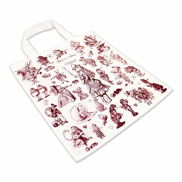 不思議の国のアリス エコバッグ アリス&ディズニー ラッピングリボン 2種類×1mずつセット