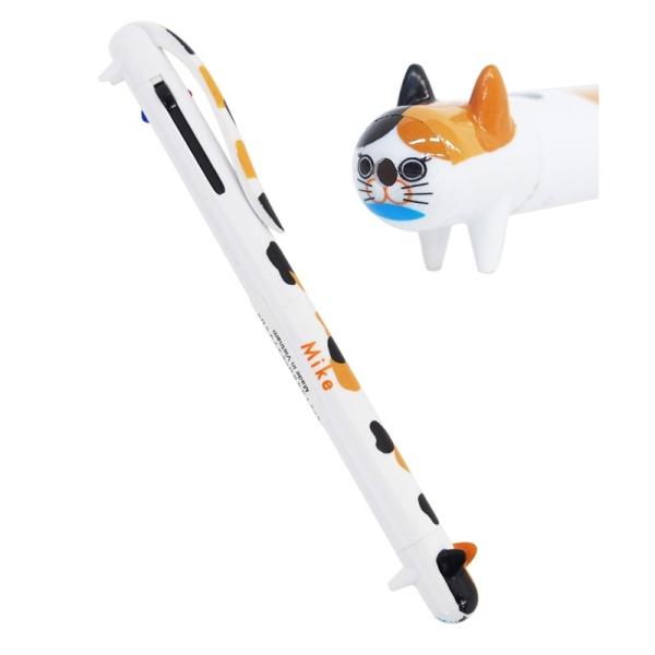 ねこペン ネコのボールペン 三色ボールペン 三毛猫 Fa3060 雑貨ロビン ヤフー店 通販 Yahoo ショッピング