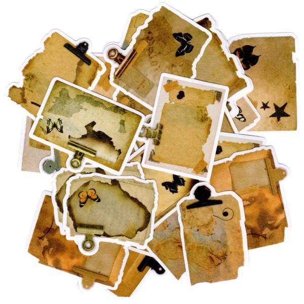 ヴィンテージシール　メモ便箋シリーズ