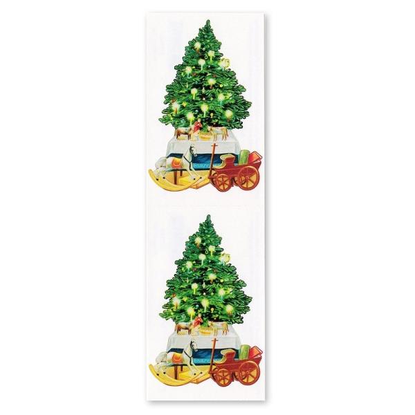 The Gifted Line シール ステッカー レトロ クリスマスツリーとプレゼント クリスマス ヴィンテージシール Stxtree 雑貨ロビン ヤフー店 通販 Yahoo ショッピング