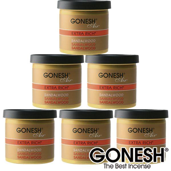 Gonesh ガーネッシュ サンダルウッド 6個セット ゲル缶 エアフレッシュナー 芳香剤 車 まとめ買い Sandalwood Gogesanx06 インポート卸雑貨 Zakkart Yahoo店 通販 Yahoo ショッピング