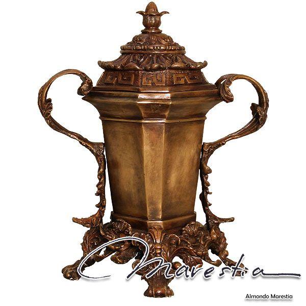 ブラス Marestia-マレスティア- ヴィクトリアの壷瓶 壺 インテリア 