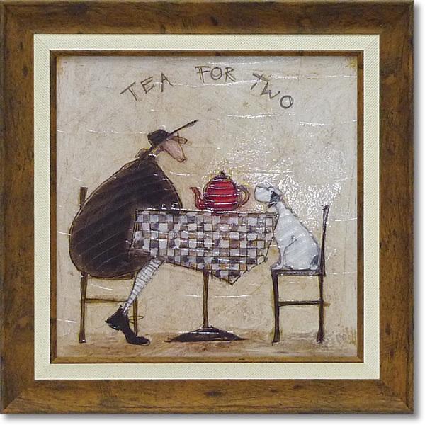 絵画 サムトフト 【2人でお茶】 インテリア 額入り 壁掛け 絵画 サムトフト 【2人でお茶】 インテリア 額入り 壁掛け