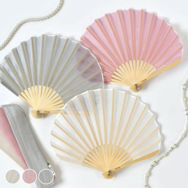 検索キーワード扇子 レディース シアー 扇子 ケース 付き おしゃれ かわいい HEMING'S ヘミングス RICCA シアー扇子 シンプル 夏 浴衣 チュール素材 大人 女性 普段使い 透明感 涼しげ シェル型 銀糸 無地 母の日 ギフ...