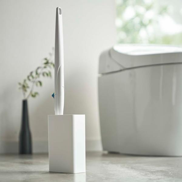 流せるトイレブラシスタンド タワー Tower 流せるトイレブラシ 収納 スクラビングバブル 使い捨てトイレブラシ スリム 4855 4856 山崎実業 Yamazaki Buyee Buyee Japanese Proxy Service Buy From Japan Bot Online