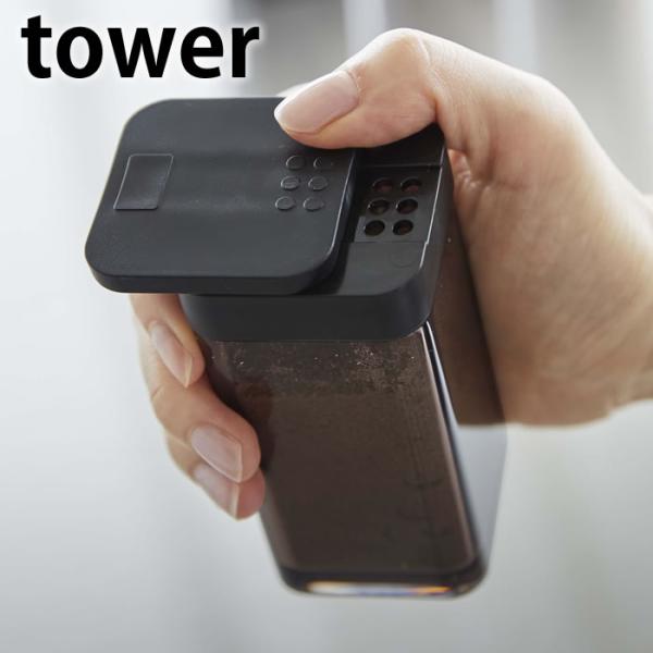 商品名スパイスボトル タワー L商品詳細サイズ約 W4.8×H10×D4.8cm重量約90g容量約120ml素材容器：アクリル樹脂フタ：ポリエチレン付属品インデックスシール原産国中国備考※ご使用前に中性洗剤などで洗って、水分をしっかりと拭き...