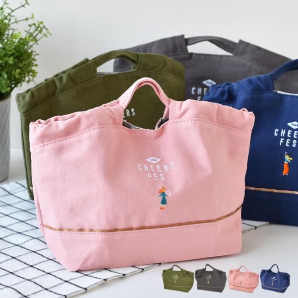 ぴょな☆mama/40%OFF★チロリアンテープのレッスンバッグ巾着袋ほか 半額SALE]ランチバッグ 保冷 サブヒロモリ 手提げ巾着 巾着