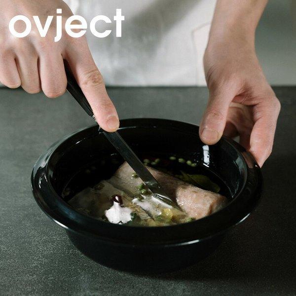 値下げ期間限定【未使用】 オリーブ　蓋つき ポット　20cm ovject（オブジェクト） セルフポット 650ml ホーロー プレート フタ
