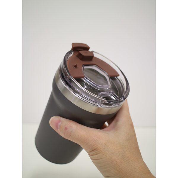 コンビニのカップもそのままも入るフリップキャップ保冷タンブラー350ml