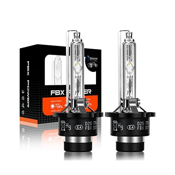 Briteye(まぶしい) ヘッドライト D2S HID バルブ 35W 純正交換用バルブ