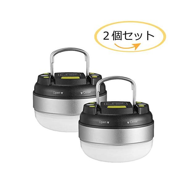 LEDランタン 電池式 【明るさ 130ルーメン/実用点灯7-27時間/防滴】3
