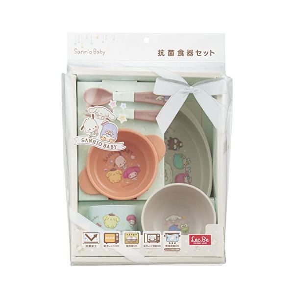 レック サンリオベビー 抗菌 食器セット (ランチプレート・おわん