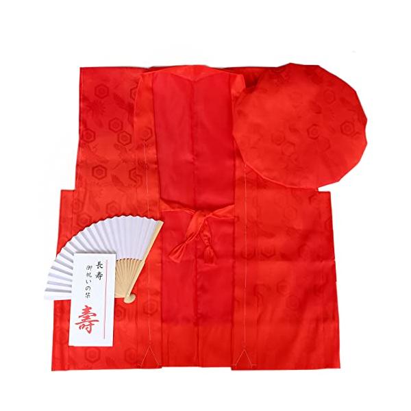 他サイト： 還暦祝い ちゃんちゃんこ 還暦祝い 男性 プレゼント 男性 女性 綿100％ (還暦祝い（赤）)の商品画像