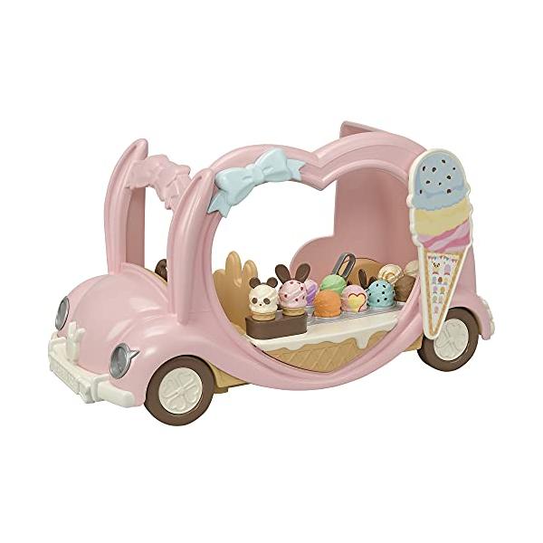 他サイト： シルバニアファミリー ゆうえんち おみせやさん ハッピーアイスクリームワゴン ミ-89の商品画像