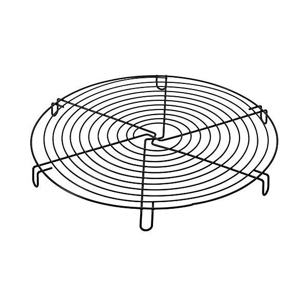 丸型・ブラック  DL-6257・・Style:丸型・サイズ:27.5×27.5×2.5cm・素材・材質:鉄(フッ素樹脂塗膜加工)・生産国:中国