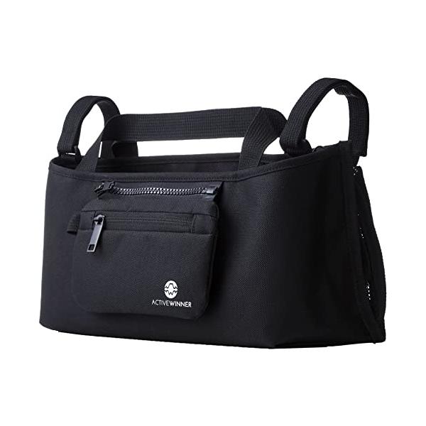 他サイト： Active Winner ベビーカー用バッグ ベビーカー ドリンク ホルダー ポケット オーガナイザーの商品画像