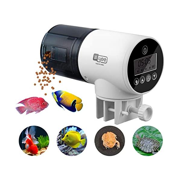 自動・ホワイト  ・・Color:ホワイト・配給量調整可能エサケースでの調節スイッチを利用して、回転ごとに分配されるエサの配給量が調整できます。給餌量は実際に合わせて魚やペットの数に応じて量を配分する調整可能。魚自動給餌器はお客様が不在時で...