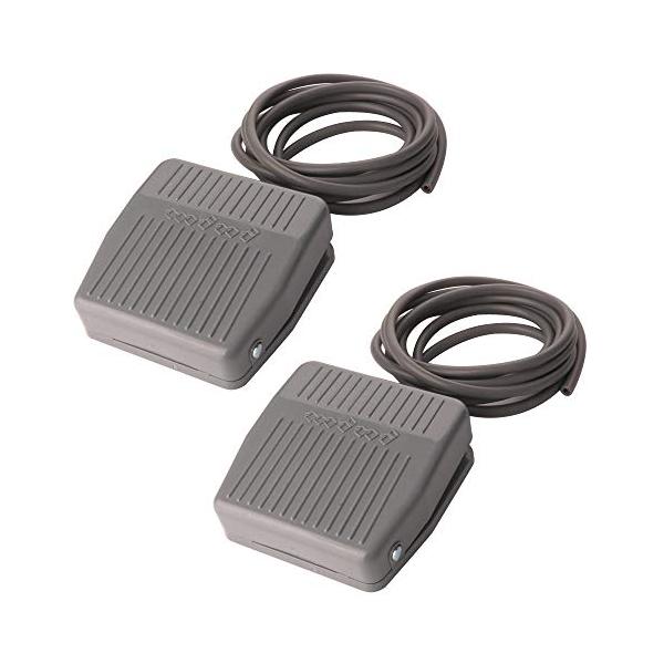 ・E307-2個 2個 ・フットペダルスイッチ、様々な電動工具を制御するためのハンズフリー操作、掘削機、ランプ、テーブルフライス盤、ロールソーなどに適しています。・モーメンタリータイプはペダルをオンにし、押して電源を入れ、足を持ち上げてオフ...